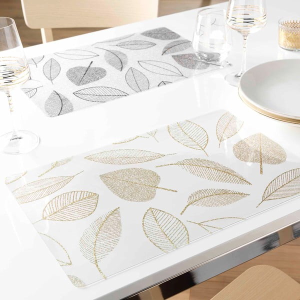 Tovaglietta in plastica 30x45 cm Feuillette - douceur d'intérieur-image-2