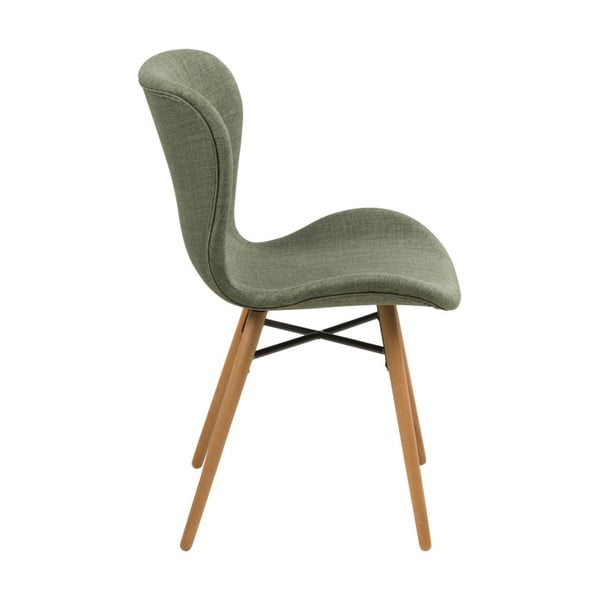 Sada 2 zelených jídelních židlí Actona Batilda-image-1