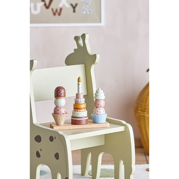 Torre impilabile in legno massiccio Celebrate – Bloomingville Mini-image-1