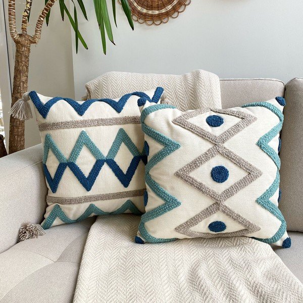 Set di 2 cuscini decorativi Beach, 43 x 43 cm - Joynodes