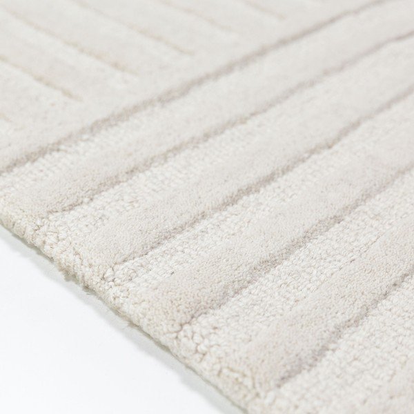 Tappeto avorio in lana tessuto a mano 200x290 cm Zen Garden – Flair Rugs-image-4