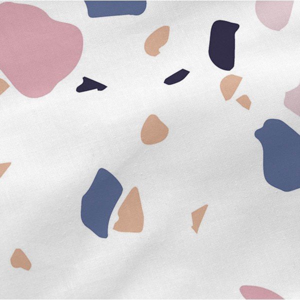 Set di 2 federe in cotone Terrazzo, 50 x 75 cm - Blanc-image-3