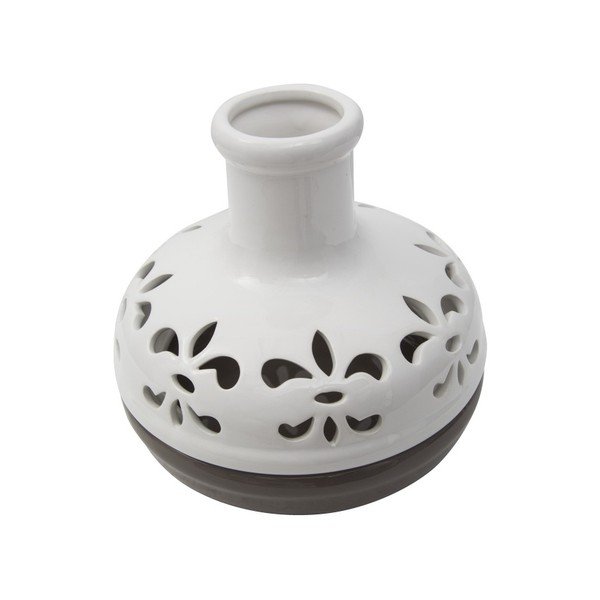 Vaso in porcellana marrone e bianca Bottiglia - Mauro Ferretti-image-2