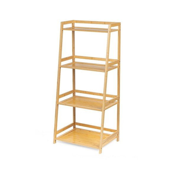 Scaffale per il bagno di colore naturale in bambù 52x115 cm Elori – Bonami Essentials