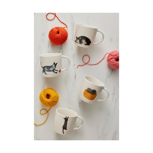 Tazza bianca in porcellana 400 ml Best Feline Friends – Maxwell & Williams-image-1