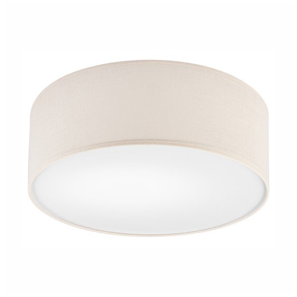 Lampada da soffitto crema con paralume in tessuto ø 35 cm Vivian - LAMKUR