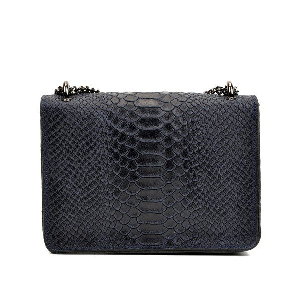 Marsupio in pelle blu scuro Bella - Carla Ferreri-image-1