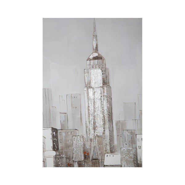 Murale dipinto a mano Dipinto Su Tela Roofs, 90 x 120 cm - Mauro Ferretti-image-3