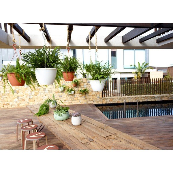 Vaso per fiori in plastica ø 31 cm Algarve – Artevasi-image-4