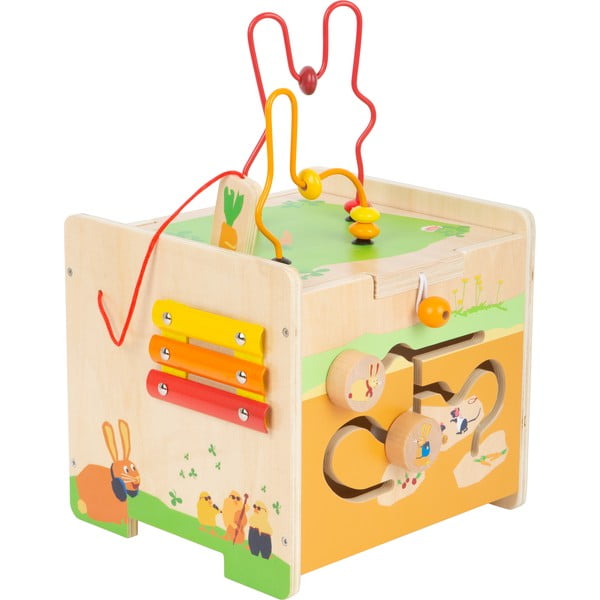 Cubo motorio multifunzionale in legno per bambini Rabbit - Legler