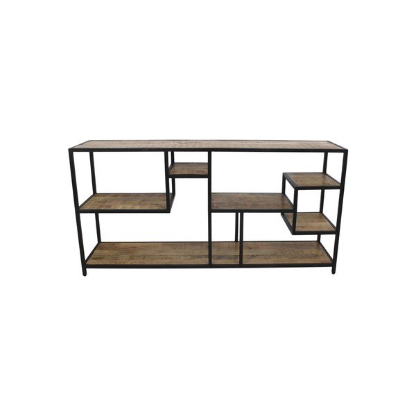 Libreria in mogano non trattato collezione HSM Livelli, 160 x 80 cm - HSM collection
