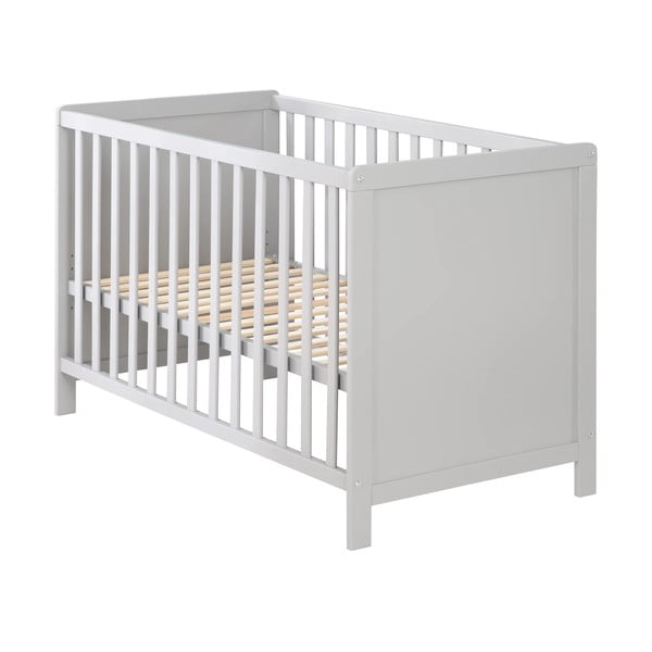 Culla grigio chiaro 60x120 cm - Roba-image-2