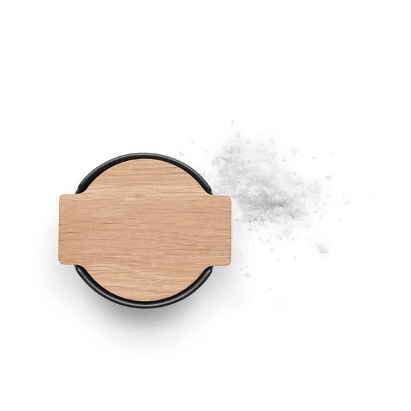Barattolo di sale in gres nero con coperchio in legno Nordic Nordic Kitchen - Eva Solo-image-4