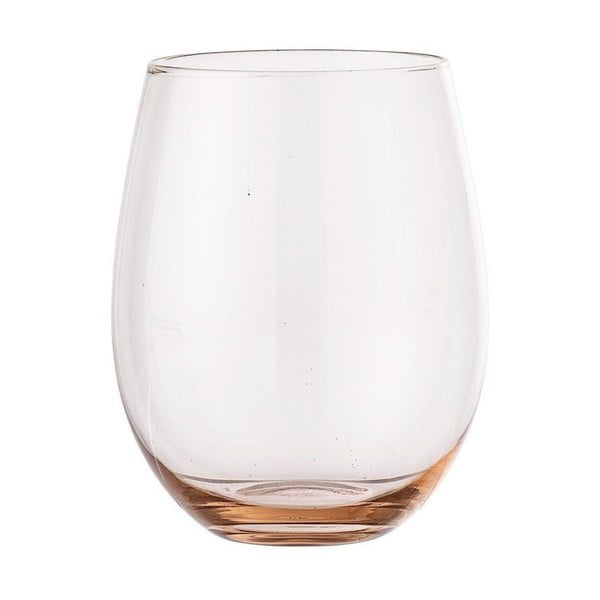 Světle růžová sklenice Bloomingville Drinking Glass
