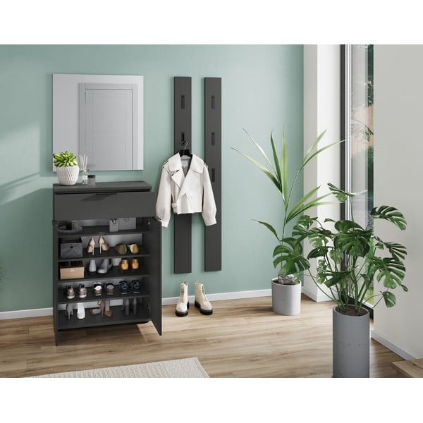 Scarpiera antracite con cassetti Stanton - Germania-image-4