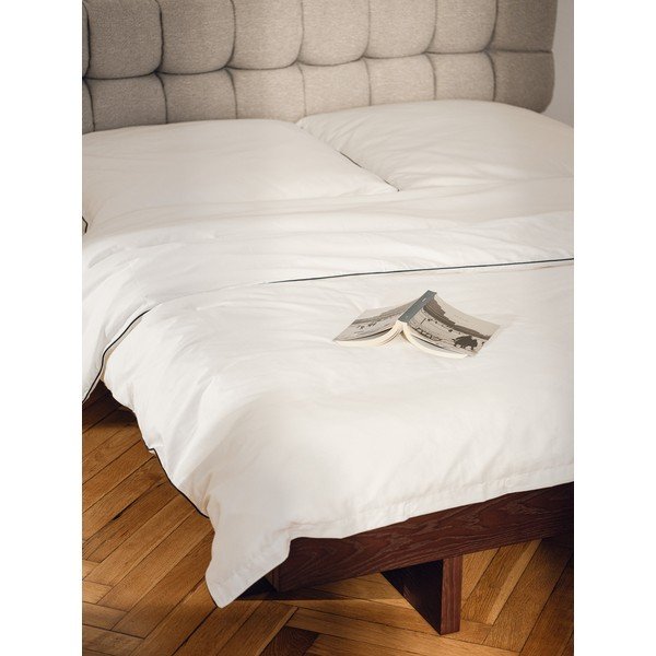 Letto matrimoniale marrone con effetto frassino in MDF senza testiera con rete inclusa 180x200 cm Kito – noo.ma-image-3