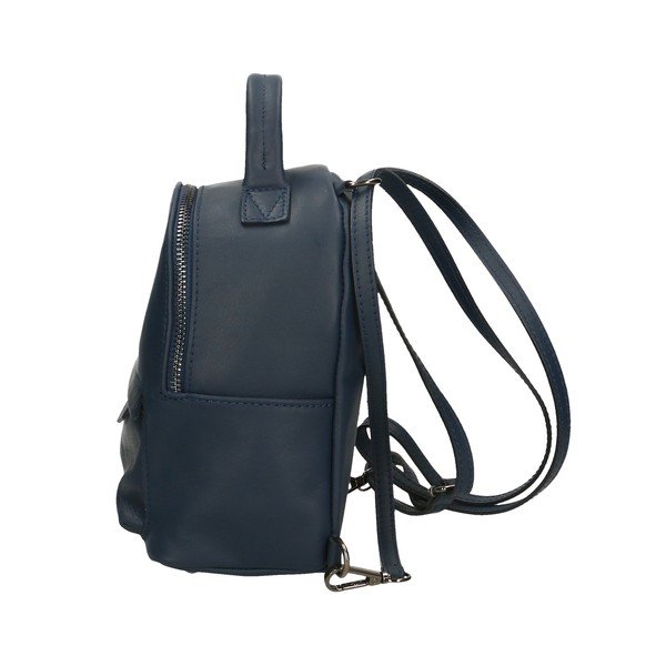 Zaino in pelle blu scuro - Chicca Borse-image-3