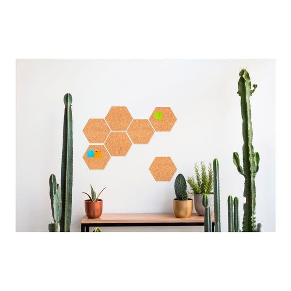 Lavagna decorativa in sughero Geometric - Really Nice Things-image-2