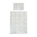 Set copripiumino e federa da bambini verde chiaro in cotone per culla 100x135 cm Woodland Buddies – Roba