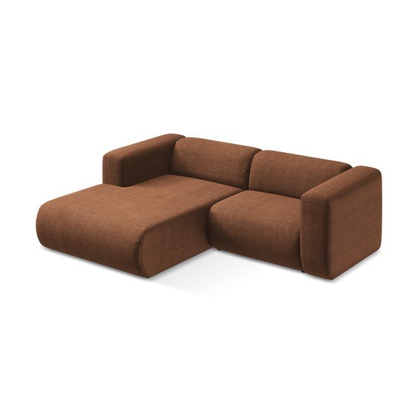 Divano angolare color terracotta (con penisola a sinistra/con chaise lounge) Ekahi – Makamii-image-3