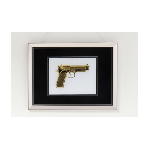 Pittura su vetro Gun Gold, 80 x 60 cm - Kare Design