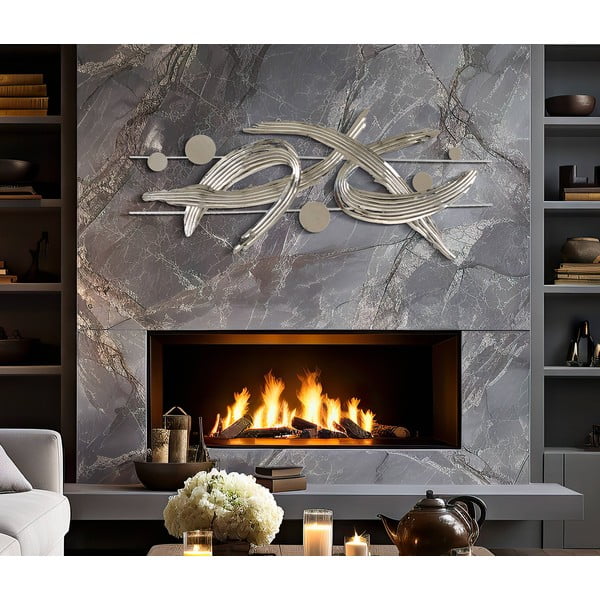 Decorazione da parete in metallo 121x52 cm Mondrian - Mauro Ferretti-image-1