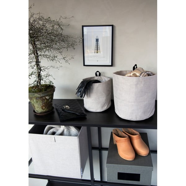 Cestino in stoffa ø 17x17 cm Soft Storage - Bigso Box of Sweden-image-3