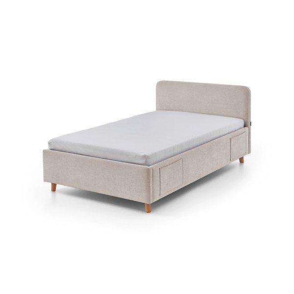 Letto da bambini beige con contenitore con rete inclusa 140x200 cm Cosy – Meise Möbel