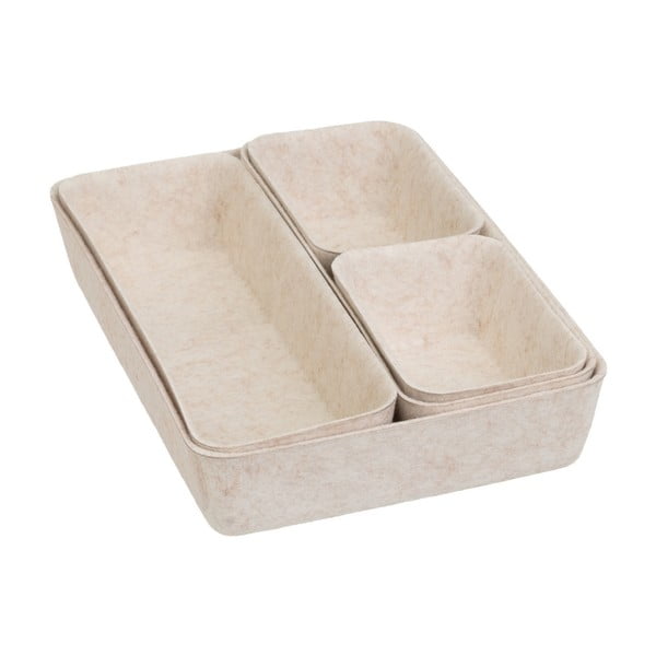 Set di organizer per cassetti in tessuto 5 pz – Casa Selección-image-1