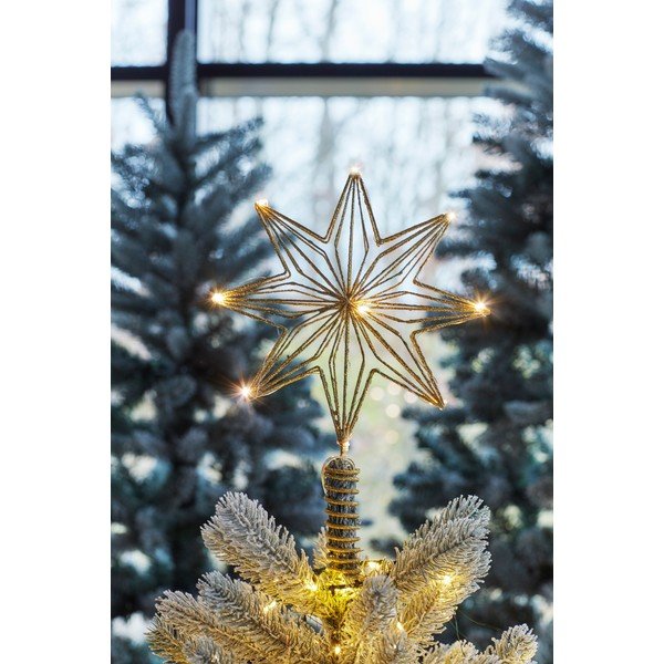 Decorazione luminosa dorata con alimentazione a batteria Chloe – Sirius-image-1