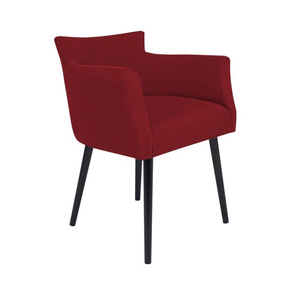 Červená židle s područkami Windsor & Co Sofas Gemini