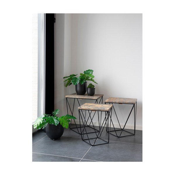 Set di coprivaso in metallo 3 pz ø 22 cm Nova – House Nordic-image-4