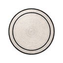 Tappeto rotondo colore naturale chiaro in iuta reversibile/tessuto a mano ø 150 cm Lina – Hanse Home