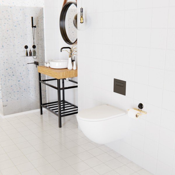 Porta carta igienica autoportante in bambù Bestlock SPA - Compactor-image-3