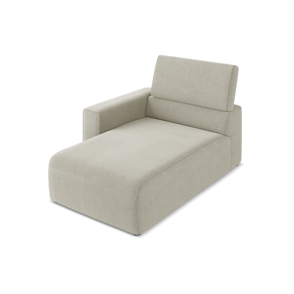 Parte divano componibile beige (con penisola a sinistra) Kalea – Makamii-image-1