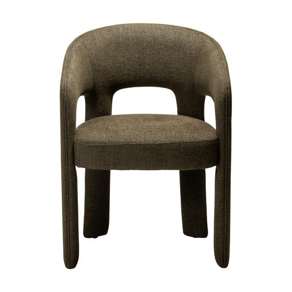 Sedia da pranzo color kaki con braccioli Splendor – DAN-FORM Denmark-image-1