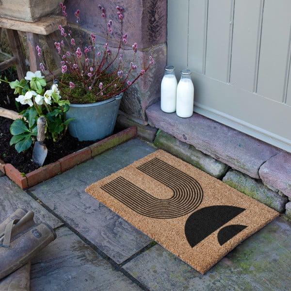 Zerbino in fibre di cocco 40x60 cm Half Moon – Artsy Doormats-image-2