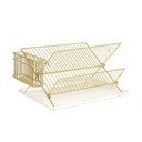 Scolapiatti in oro Present Time Rack - PT LIVING