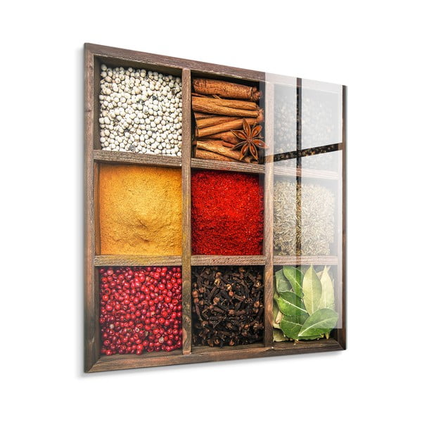 Dipinto su vetro 30x30 cm Spices Box – Styler-image-4