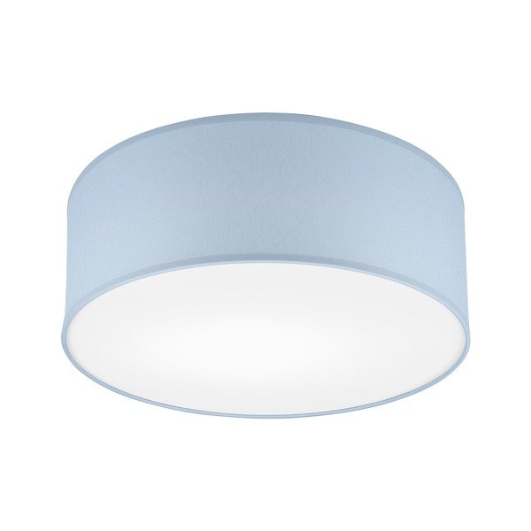 Lampada da soffitto blu con paralume in tessuto ø 35 cm Vivian - LAMKUR