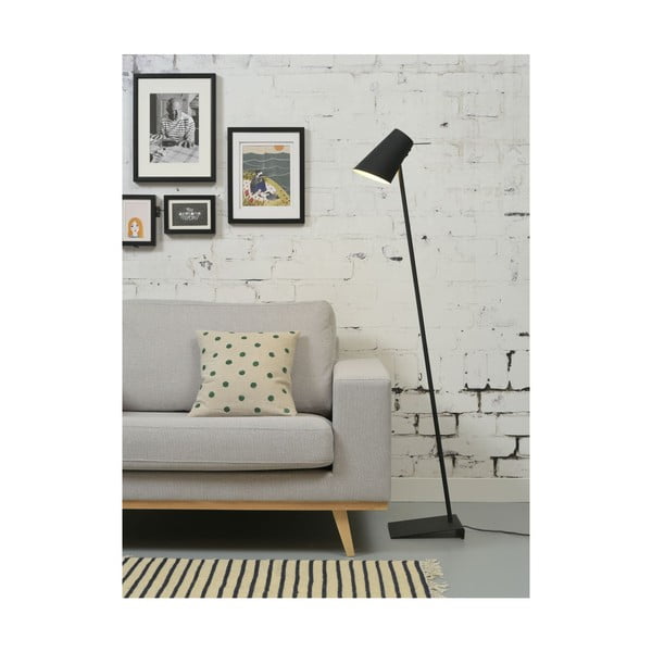 Lampada da terra nera con paralume in metallo (altezza 140 cm) Cardiff - it's about RoMi-image-2