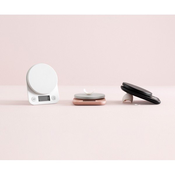 Bilancia da cucina digitale nera in plastica Foodie – RIG-TIG-image-1