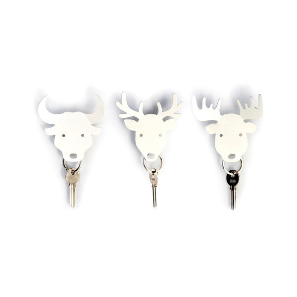Věšák na klíče Moose, bílý-image-2