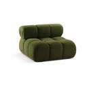 Modulo divano bouclé verde (parte centrale) Bellis - Micadoni Home