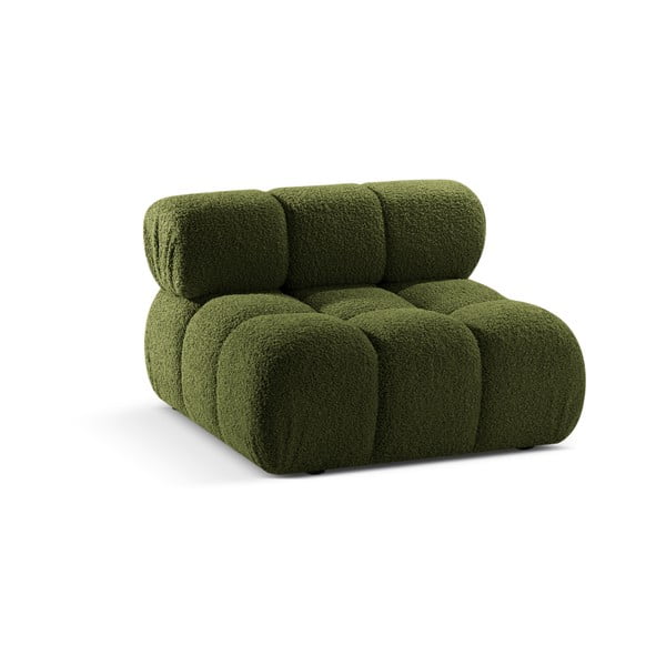Modulo divano bouclé verde (parte centrale) Bellis - Micadoni Home-image-3