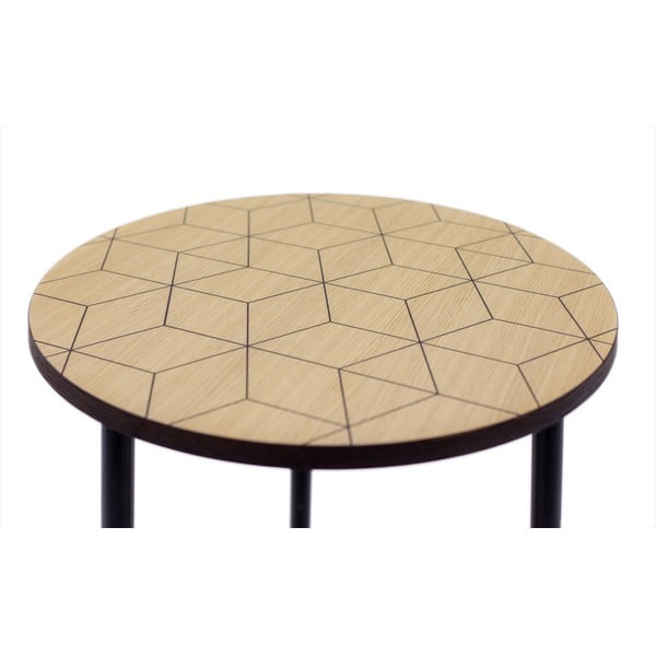 Tavolino rotondo Triangle 50 Arty - Woodman-image-3