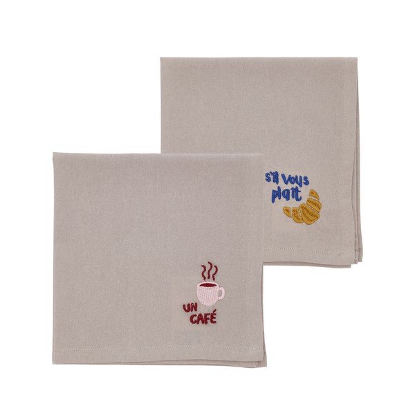 Set di tovaglioli in tessuto 2 pz 40x40 cm Bistro – Södahl