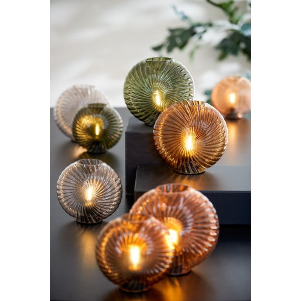Lampada da tavolo giallo ocra (altezza 16,5 cm) Milado - Light & Living-image-1