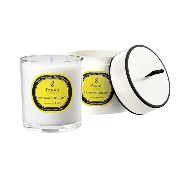 Candela al profumo di citronella e menta, 45 ore di combustione - Parks Candles London-image-1