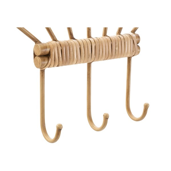 Appendiabiti da parete in metallo in colore naturale Panama - Mauro Ferretti-image-3